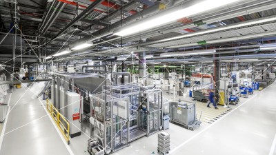 Moderne industrielle Fertigungsanlage