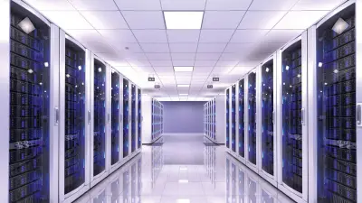 Rechenzentrum mit Brandschutz mit cloudbasierter Fernwartung