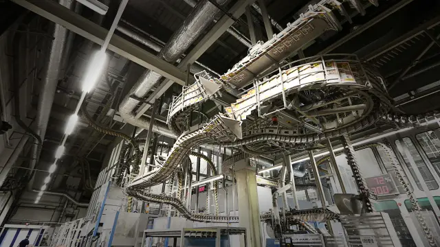 Innenansicht Druckerei mit Druckerzeugnissen