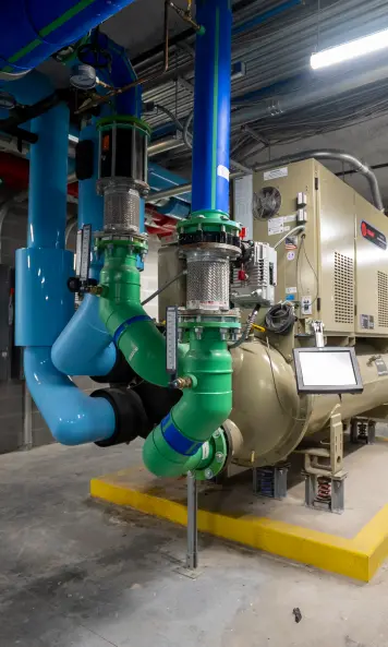 Building automation system controlling lighting, HVAC, and energy management