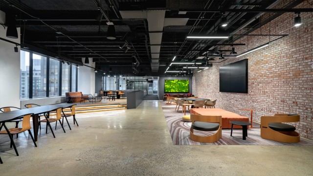 office and commerical building optimized with security and automation technology