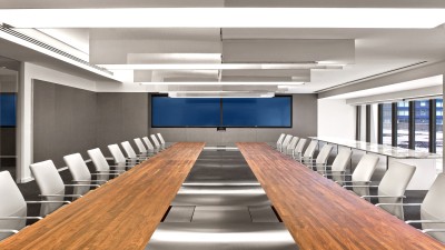 Meeting and presentation solutions with integrated audio visual technology