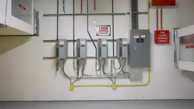 Building automation system controlling lighting, HVAC, and energy management