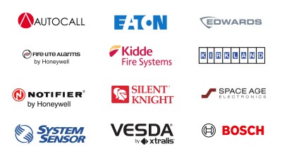 Edwards, Kidde Fire Systems, honeywell, vesda, autocall, eaton, silent knight, system sensor, HR kirklan company, Fire-Lite Alarms, Bosch
