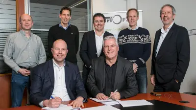 Ondertekening samenwerkingsovereenkomst TriOpSys Bosch Building Technologies