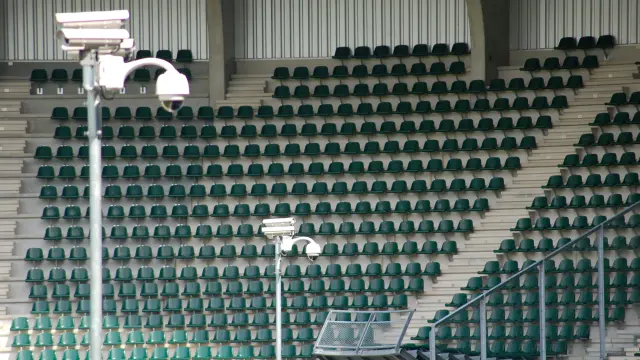 Stadions evenementhallen videobewaking