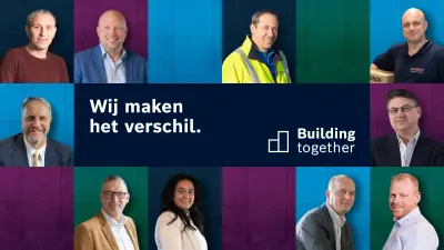 Ons team maakt het verschil - building together